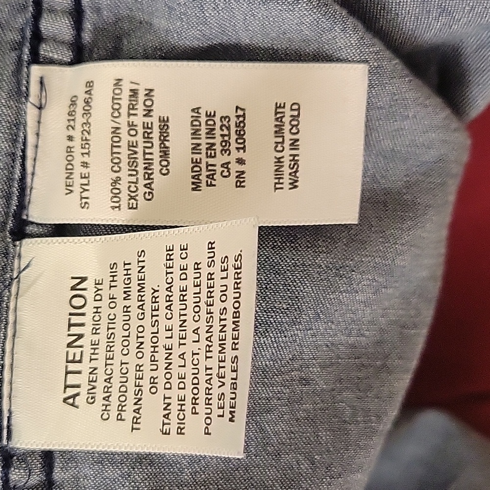 Northern Reflections Long Sleeve Denim Shirt Womens Large - Picture 10 of 12